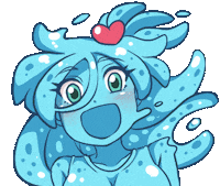 Happy Monster Girl Sticker by Jin