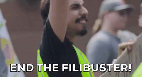 End The Filibuster GIF by GIPHY News