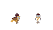 winter birds Sticker by Eastern Kentucky University