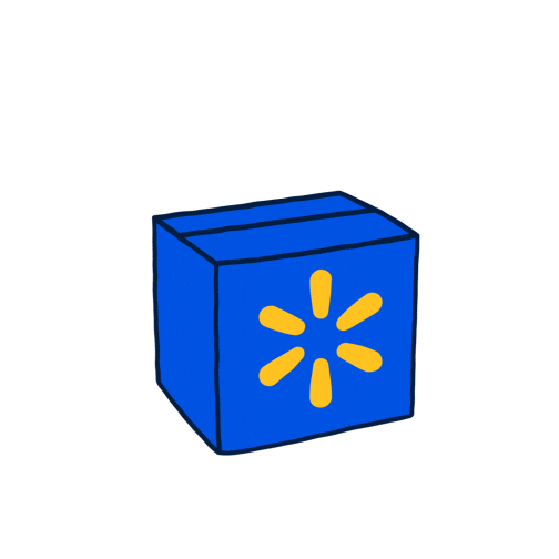 Blue Hearts Delivery Sticker by Walmart