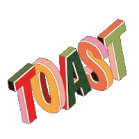 Sticker by Toast Press