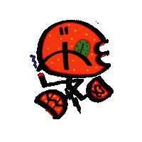 Animation Smoking Sticker