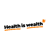 Orange Health Sticker by Sundose