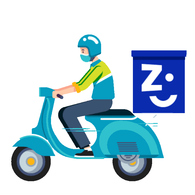 voizmx super delivery moto driver Sticker