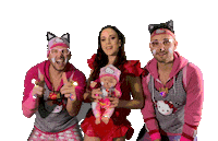 Happy Party Sticker by Mütze Katze