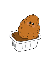 Chicken Nugget Sauce Sticker