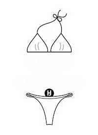 Swimwear Swimsuit Sticker by HanaJana