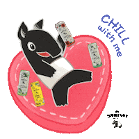 Best Friends Chill Sticker by The Tapping Tapir
