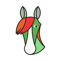GingerBiscuits horse winking ginger biscuits horse treat GIF