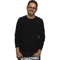 Nervous Cringe Sticker by DASDING