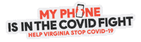 COVIDWISE covid covid-19 virginia vdh Sticker