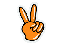 Peace Out Goodbye Sticker