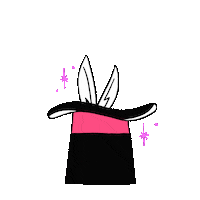 Top Hat Star Sticker