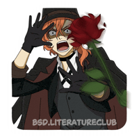 Bungo Stray Dogs Rose Sticker