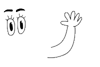 Eyes Hello Sticker