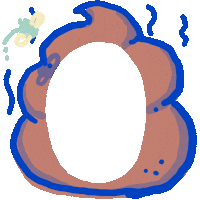 emoji poop Sticker by Nate