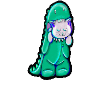 T-Rex Cat Sticker