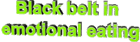 black belt eating Sticker by AnimatedText