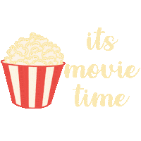 Ulinnsyifaullinnas movie cinema popcorn watching Sticker