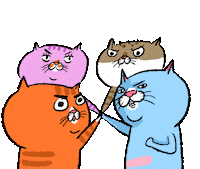line neko Sticker by ehcat