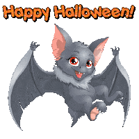 Halloween Bat Sticker
