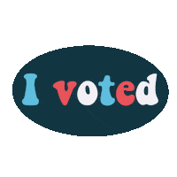 brookeantonia vote america voting i voted Sticker