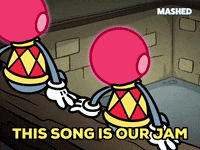 Jamming Out Favorite Song GIF by Mashed