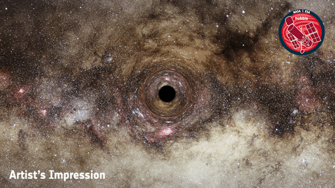Black Hole Dark GIF by ESA/Hubble Space Telescope
