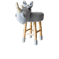 makuka happy handmade rhinoceros makuka Sticker