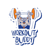 Workout Buddy Sticker by Ovomaltine