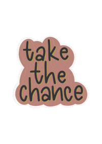 Lettering Take Sticker