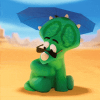 Sun Protection Ugh GIF by Claynosaurz