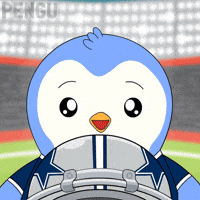 Game Time Football GIF by Pudgy Penguins