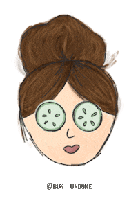 Spa Self Care Sticker by Bun Undone