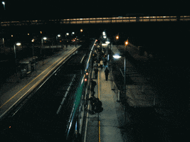 mezitlab travel night city crowd GIF