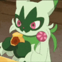 AriTheVeryBest floragato pokemon unova GIF