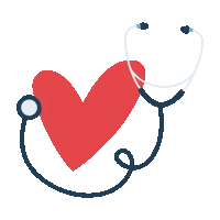 Red Cross Corona Sticker by Sherpa Design