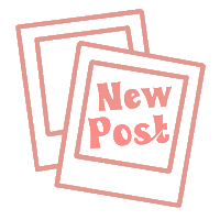 echoluxe new pink post newpost Sticker