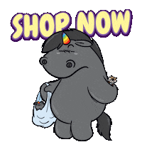 Buy Now Rainbow Sticker by Pummeleinhorn