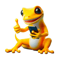 Lagartixa Tixinha Sticker by SóCarrão.com