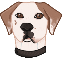 Hungry Dog Sticker