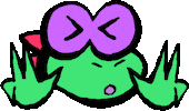 Lizard Good Luck Sticker