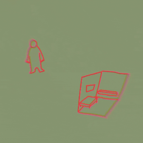 richanlyyc animation loop house bounce GIF