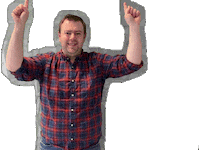 CliqMediaMarketing point up cliq media and marketing mark flavin Sticker