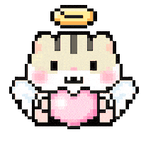 Heart Pixel Sticker