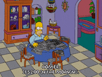 homer simpson news GIF