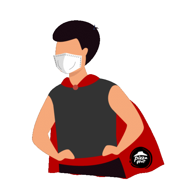 Stay Home Pizza Hut Sticker by Pizza Hut Malaysia