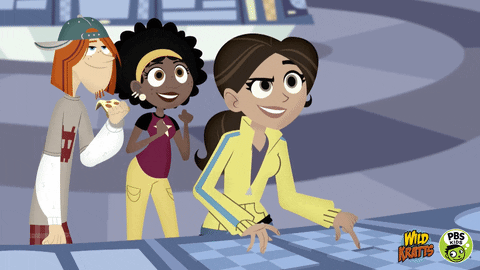 excited wild kratts GIF by PBS KIDS