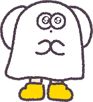 Ghost Please Sticker
