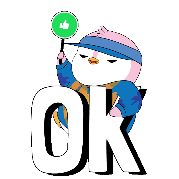 Penguin Yes Sticker by Pudgy Penguins